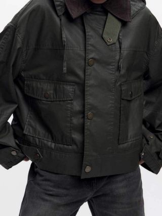 Parka oversize con capucha