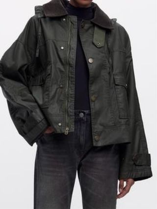 Parka oversize con capucha