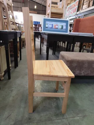 Sillas de pino sin barnizar (nuevas)