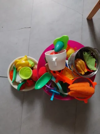 Cocinita de madera infantil