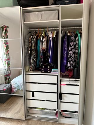 Armario Pax Ikea 2 puertas correderas espejo,ñ