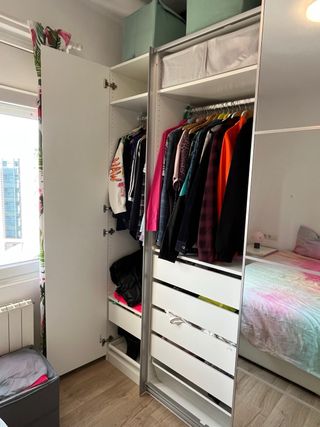 Armario Pax Ikea 2 puertas correderas espejo,ñ