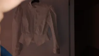 Conjunto blanco brillante flores Talla 38