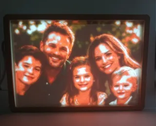 Cuadro Foto Litofonía con Luz