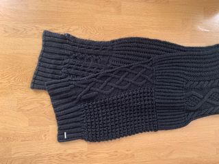 Sciarpone Diesel lavorato nero