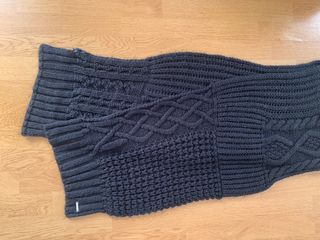 Sciarpone Diesel lavorato nero