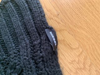 Sciarpone Diesel lavorato nero