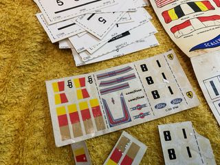 Lote Scalextric: accesorios antiguos