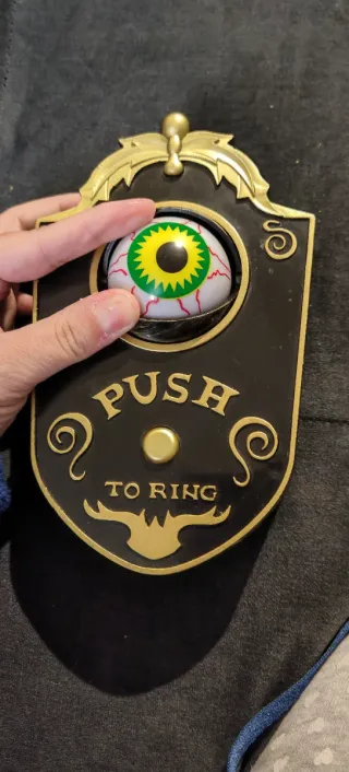 Timbre Halloween Calavera y ojo