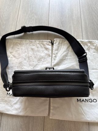 Bolso Coach Negro Piel Hombre