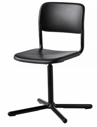 Juego 4 Sillas Ikea Negras Plástico