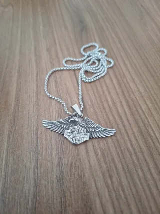 Collana Harley Davidson Aquila Argento