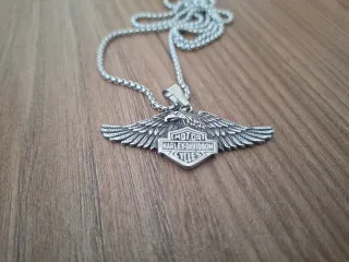 Collana Harley Davidson Aquila Argento