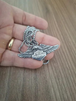 Collana Harley Davidson Aquila Argento