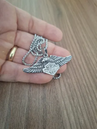 Collana Harley Davidson Aquila Argento