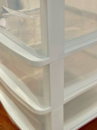 Cajonera Plástico 3 Cajones semitransparentes