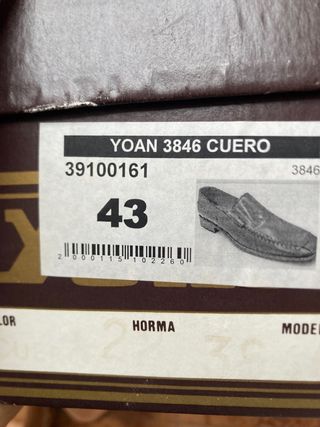 Zapatos de cuero Comodos para caballero