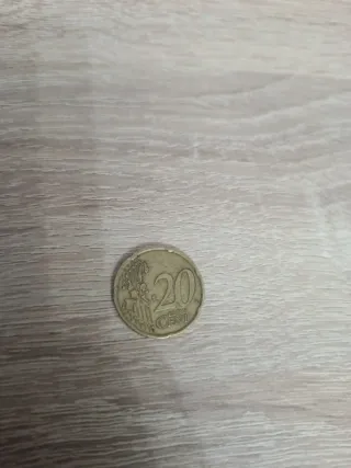 Moneda 20 céntimos 2002 J