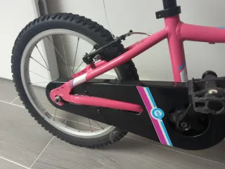 Bicicleta infantil rosa 18 pulgadas
