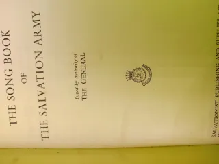 Libro the song book of the salvation army 1953