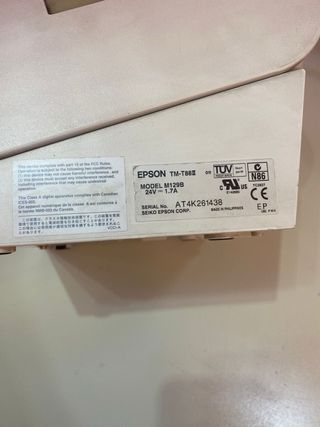 Caja Registradora + Impresora Tickets Epson