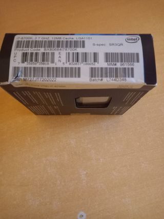 NUEVO Intel Core i7-8700K Procesador PRECINTADO