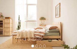 Cama Lufe con cajones 150x200