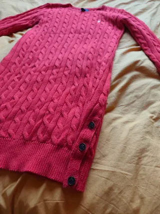 Vestido de punto Polo Ralph Lauren rojo