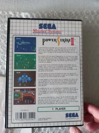 Power Strike II Sega Master System Completo