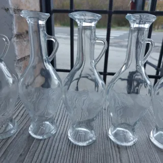 23 bottigliette di vetro 25 cl