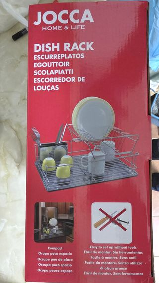 Escurridor de platos cromado JOCCA