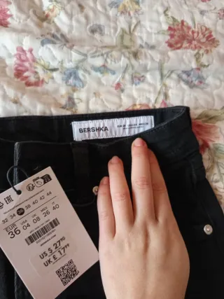 Shorts vaqueros negros