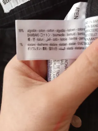 Shorts vaqueros negros