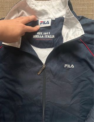 Chaqueta deportiva Fila azul marino