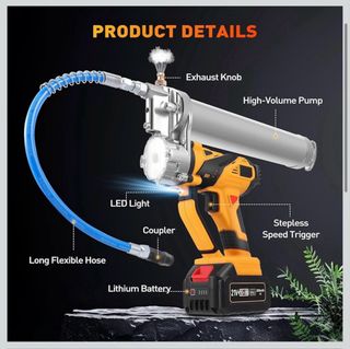 Pistola Engrasadora Batería 10000 PSI