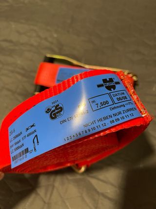 Cinta carraca WÜRTH 5000kg, 8 m