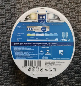 PACK Bombillas Philips WhiteVision Xenon