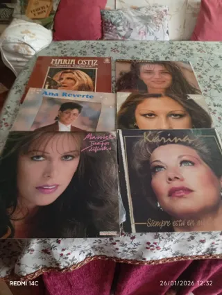 Lote 6 vinilos pop nacional