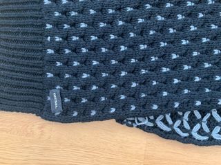 2pz-sciarpa Diesel double face con logo+mantella