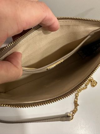 Bolso Bimba y Lola Piel Beige Nuevo