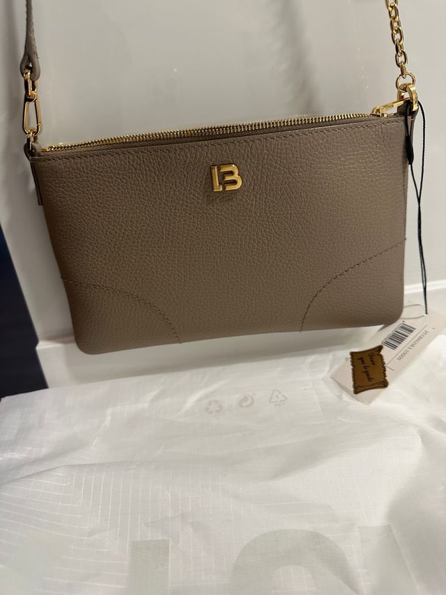 Bolso Bimba y Lola Piel Beige Nuevo