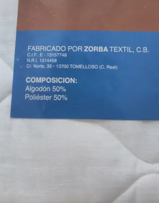 Funda protectora acolchada reversible 90cm NUEVA