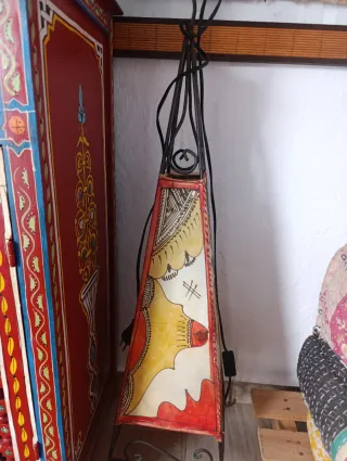 Lámpara árabe de pie multicolor SOLO HASTA VIERNES