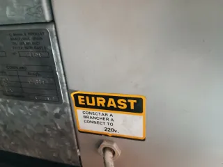 Asador de pollos a gas