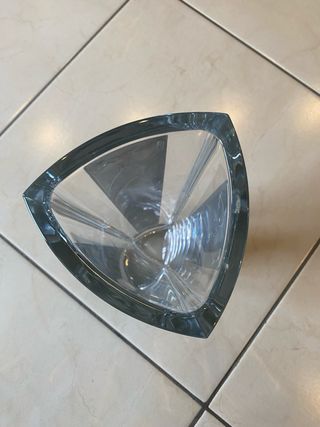 Vaso Cristallo Argento Fiore