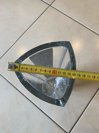 Vaso Cristallo Argento Fiore