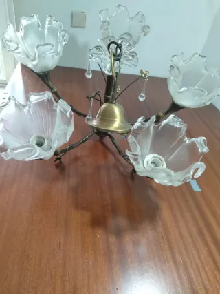 Lámpara de techo estilo floral