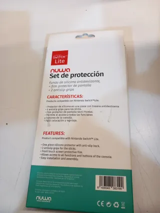 Custodia in silicone per Nintendo Switch Lite con grip + proteggi schermo