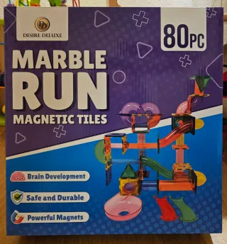 Marble Run Magnetic Tiles 80pc