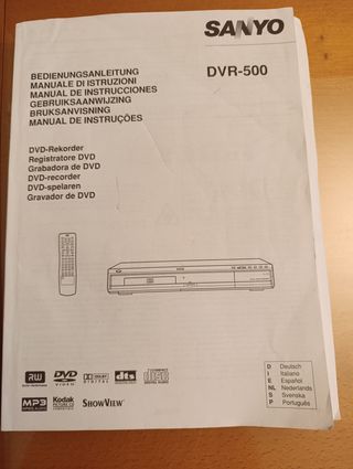 Grabadora DVD Sanyo DVR-500